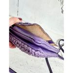 Patricia Nash Penley Raffia Straw Violet Flap Adjustable Crossbody Bag Photo 7