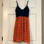 City Trends Women’s Lace Top Wild Flower Skirt Dress With Adjustable Straps Photo 3