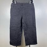 LOGO By Lori Goldstein  | Women Black Wide Leg Crop Photo 2