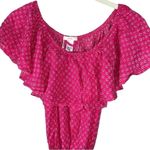 Eberjay Eberjey Royal Ikat Elana Dress In Beetroot Size S Photo 2