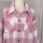 Vigoss  Women's Pink & White Plaid Jacket-XL Photo 1