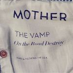 Mother The Vamp on the road destroy skinny jeans, pinstripes, distressed, sz 28 Blue Photo 5