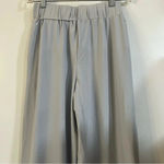 ADAY  Cooler Days Culottes Cloud XS Cool Gray Wide Leg Cropped Slit Resort Photo 7