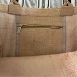 Jute Tan Tote Bag Rafia Set of 2 Beach Picnic Travel Cottagecore Casual Totes‎ Brown Photo 3