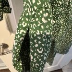 Tuckernuck  Royal Green Floral Print Button Front Mini Shirt Dress | M Photo 7