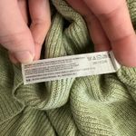 Free People FP Beach by  Sage Green Waffle Knit Mock Neck Sweater Size M Photo 6