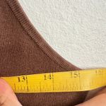 Brandy Melville  Brown Ribbed Mini DressFitted Stretch Y2K 2000s Small Photo 6