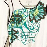 Athleta  Large Long Sleeve Top Nylon Spandex Blend Floral Print Quick Dry Photo 1