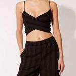 Solid & Striped NWT  the delaney top linen stripe blackout size XL Photo 0