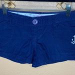 Lucy Love  Blue Micro Corduroy Shorts Size Small Photo 0