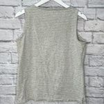 Vineyard Vines  Womens Sleeveless Top Size S Gray Stripe V-Neck Photo 3