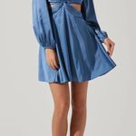 ASTR The Label Anamaria Mini Dress Blue Photo 2