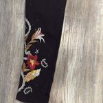 Johnny Was JW Los Angeles embroidered floral leggings small Photo 1