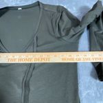 Lululemon  Knot A Problem Long Sleeve Tie Front Top Women Medium 8 10 Olive Green Photo 10