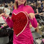 LOVER HEART DRESS Pink Size M Photo 0