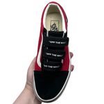 Vans Off the Wall Men's 7/Women's 8.5 Red Black Checkered Suede Sneakers Unisex Photo 15