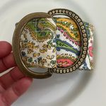 J.Crew Green/Blue/Yellow Multicolored Cotton Paisley Belt sz S/M Photo 3