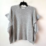 Endless Rose Endless‎ Rose Ruffled Cut Out Sleeve Sweater Grey M Photo 2