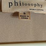 Philosophy  Pale Pink Short Cuffed Sleeves.V-Neck. Tulip Hem.Excellent Condition Photo 1