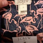 J.Crew Factory NWT Tissue Tunic Swim Coverup Women’s Size Small Flamingo Print Blue Photo 2