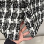 J.Crew No. 2 Black and White Plaid Pencil Skirt Size 12 EUC Photo 3