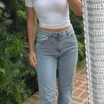 LIONESS High waist straight leg jeans  Photo 3