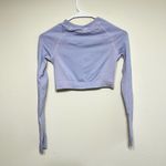 Gymshark  Light Purple Vital Seamless Long Sleeve Crop Top Small Photo 6