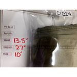 Michael Stars  100% Linen Jogger Pants Sz S Olive Green Coastal Pull On Lagenlook Photo 4