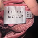 Hello Molly  Lost & Found lace up back pink drape sexy dress Photo 3