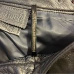 Lady Fashion Vintage Gun Metal Spanish Lamb Skin Napa Pants Size Small Photo 3