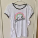 Guess women's size M medium EFFORTLESS rainbow thin lightweight cotton t-shirt Photo 3