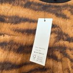 DKNY  Animal Print‎ Mesh Long Sleeve Top Size Small Photo 3