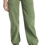 Mother Denim The Ripper Patch Springy Ankle Pants Size 27 Green Photo 0