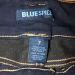 Blue Spice high rise triple button stretch jeans Photo 3