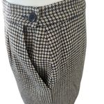 Pendleton Vintage Miss Navy Tan Houndstooth Pencil Skirt Blazer Suit Set sz 10 Photo 9
