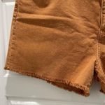 Pilcro Anthropologie Burnt Orange Cut Off Denim Shorts Size 32 Photo 2