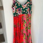 Anthropologie DELFI Collective Pleated Quinn Maxi Dress Red Size XS Photo 5