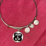 ALEX AND ANI  Gold and Black Bangle Bracelets with Charms Photo 2