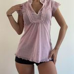 Blush Pink Mesh Top Size M Photo 4