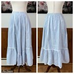Darling Vintage Meico German Cotton Skirt! Blue Size 36 Photo 1