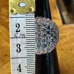 Natural Aquamarine Sterling Silver Ring Size 6 Photo 6