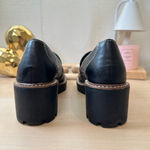 Blundlo Black Platform Loafers, Size 8M Photo 2