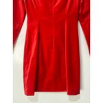 J.Crew  Long-Sleeve Shift Dress Red Stretch Luxe Velvet Size 2 NWT Holiday Dress Photo 14