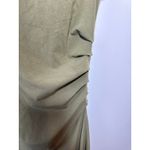 Brand New OGL Women's Size Medium Green Move Mock Neck Midi Length Dress Photo 6