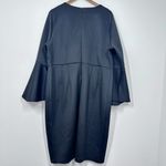 Eloquii Flare Sleeve Scuba Bodycon Sheath Black Wedding Guest Dress Feminine 22 Photo 2