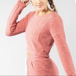 Buffbunny Collection BuffBunny Goal Digger Pink Crew Neck Cropped Pullover Sweatshirt Athleisure Photo 0