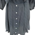 Faithfull the Brand Vinci Tie-Front Dress Cut Out Striped Navy Blue Size US 6 Photo 5