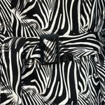 Doncaster Trench Coat Belted Abstract Print Black & White Size 12 Photo 2