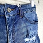 KanCan Distressed Cuffed Denim Jean Shorts Five Pockets Mid Rise Blue Size 7/27 Photo 3