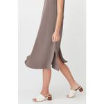 Cuyana  Silk Slip Dress Mushroom Neutral Women’s Size L Photo 2